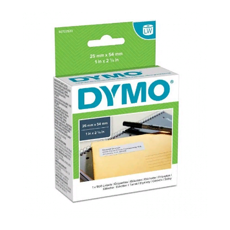 Самоклеящаяся термоэтикетка для принтеров Dymo Label Writer, белые, 54 мм x 25 мм, 500 шт/рулон (DYMO11352)