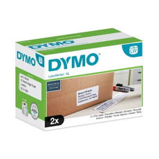 Самоклеящаяся термоэтикетка для принтеров Dymo Label Writer 4XL, 102 мм x 59 мм, 575 шт, 2 рулона (S0947420)